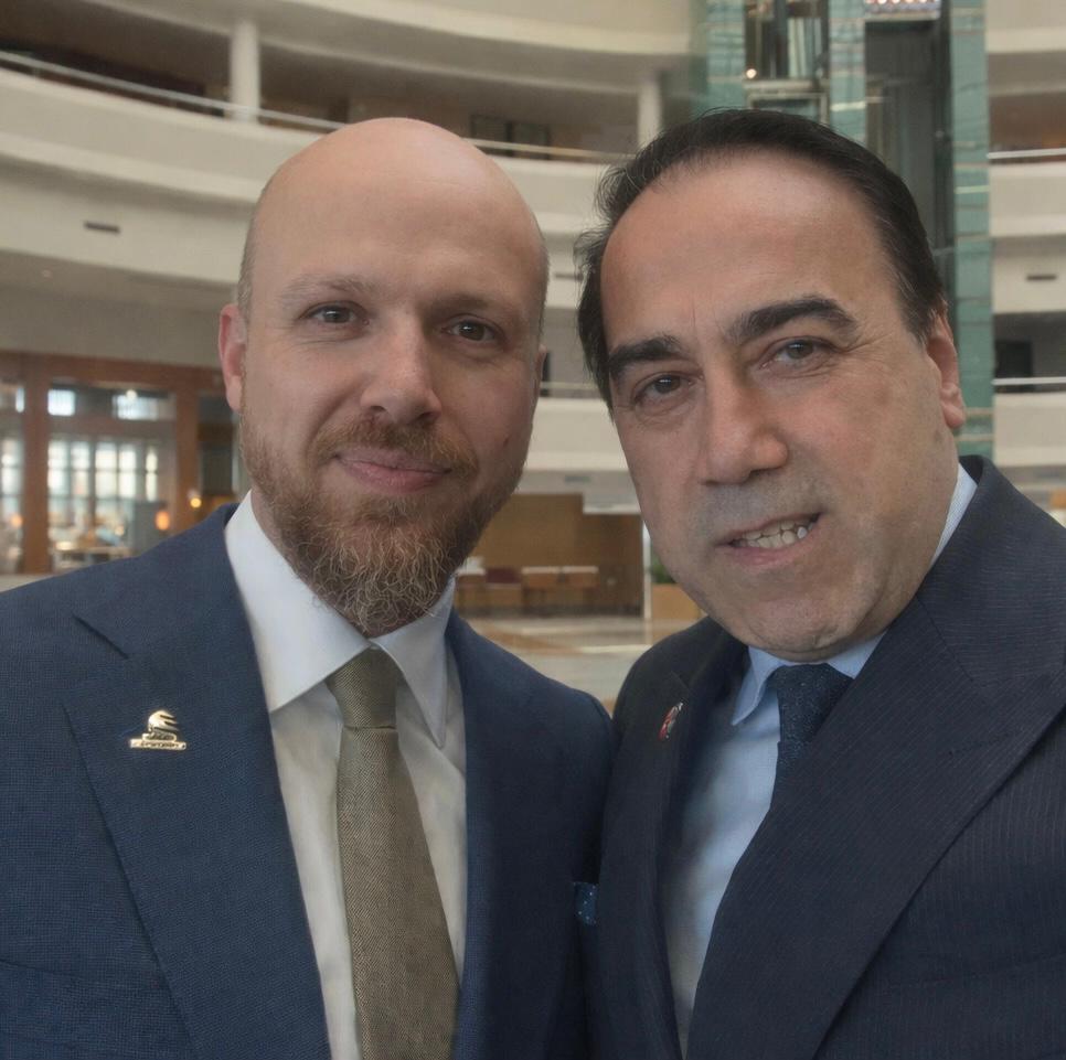 ATİK Genel Başkanı Aziz Şahin, Bilal Erdoğan ile Bir Araya Geldi