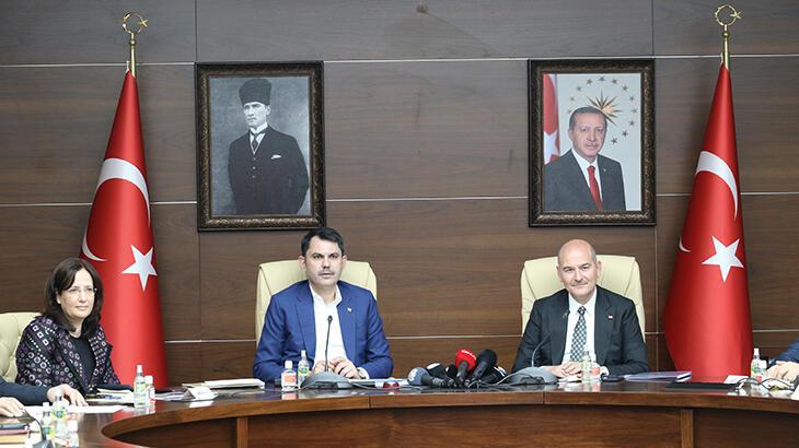 Bakan Kurum ve Bakan Soylu Elazığ'da! 'Cumhuriyet tarihinin en büyük deprem dönüşümlerini yaptık'