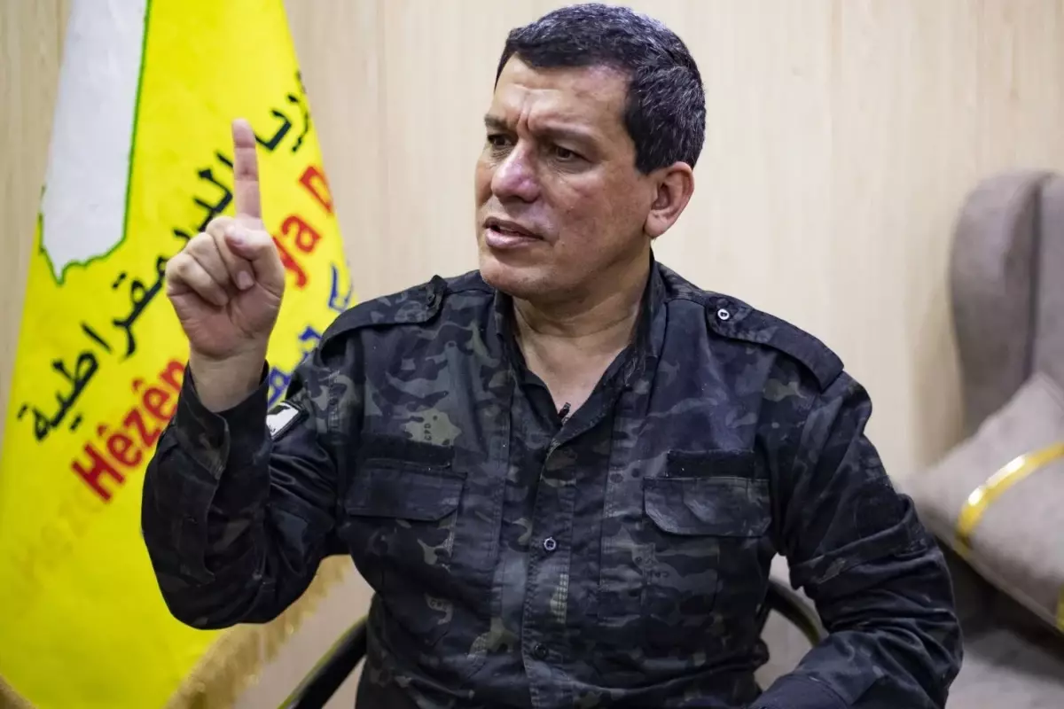 Terör örgütü elebaşı Mazlum Abdi'nin hedefinde Türkiye var