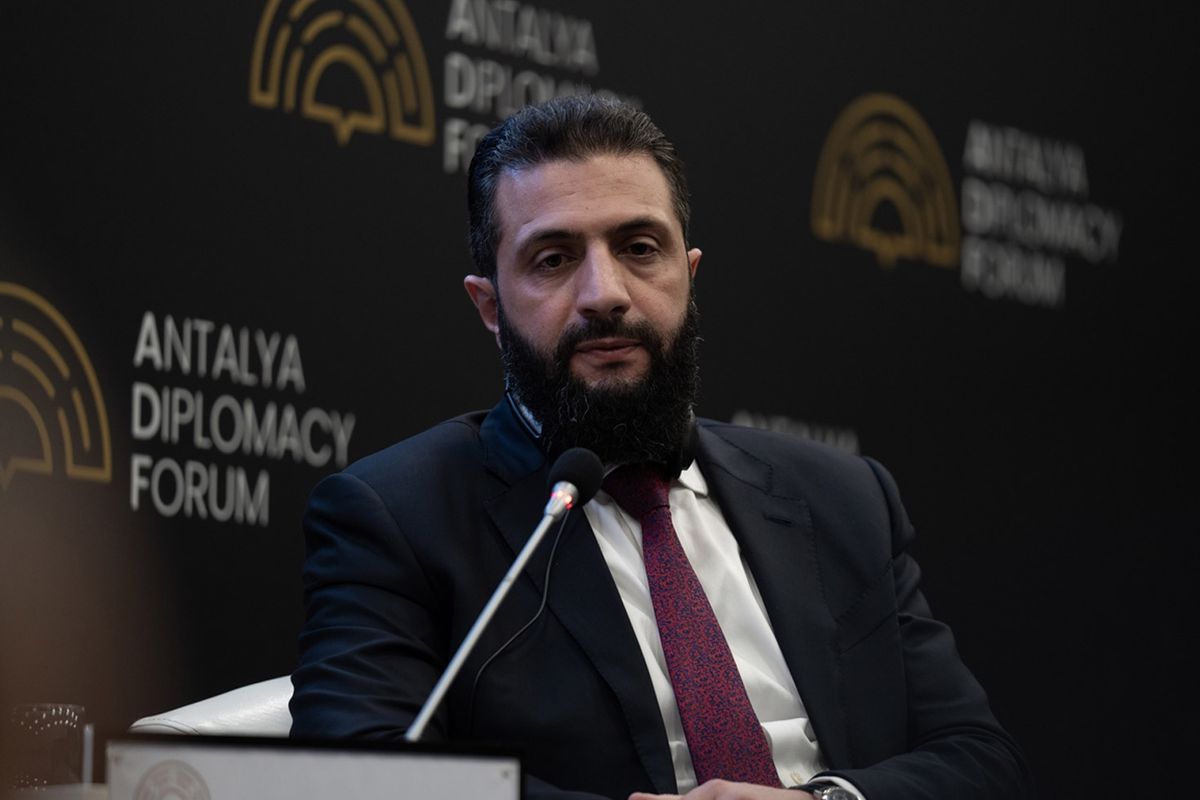 Antalya Diplomasi Forumu'nda konuşan Suriye Cumhurbaşkanı Şara: Suriye'de toprak bütünlüğünü sağladık, bütün yabancı askerler ayrıldı