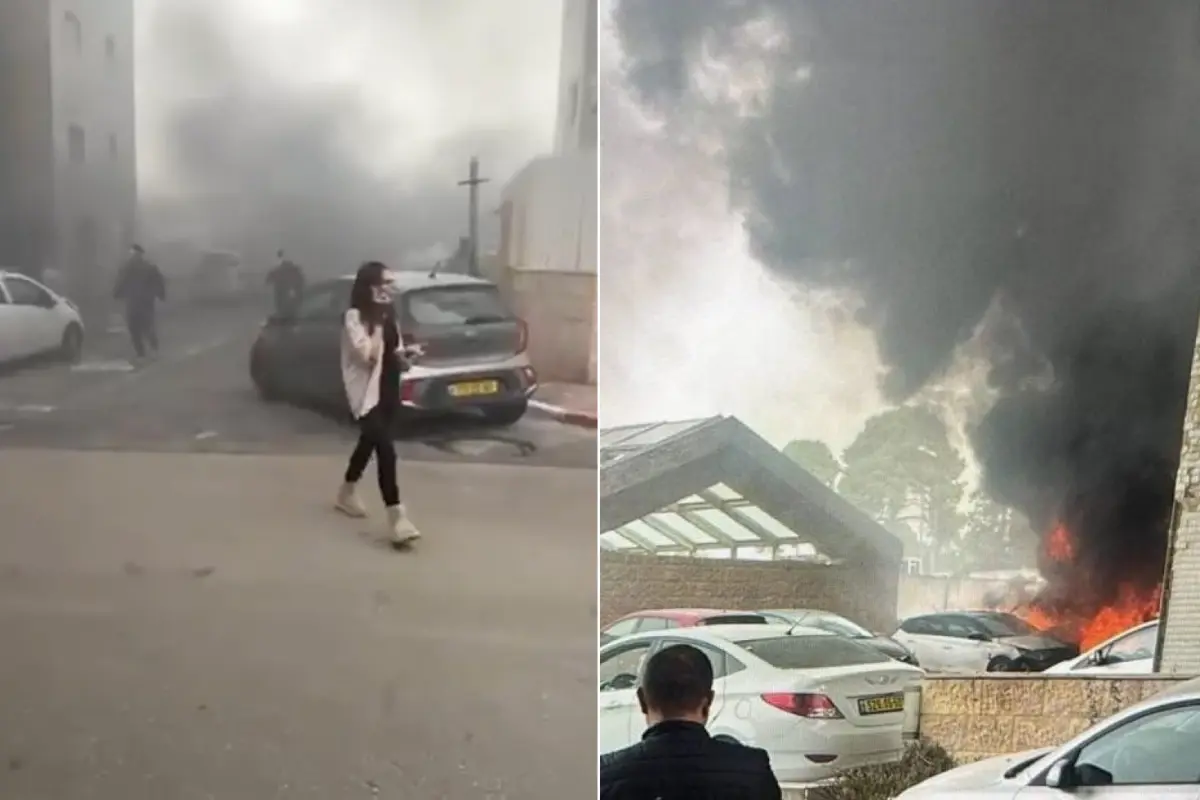 İran, İsrail ekonomisinin kalbini vurdu! Şehrin üstünü siyah dumanlar kapladı