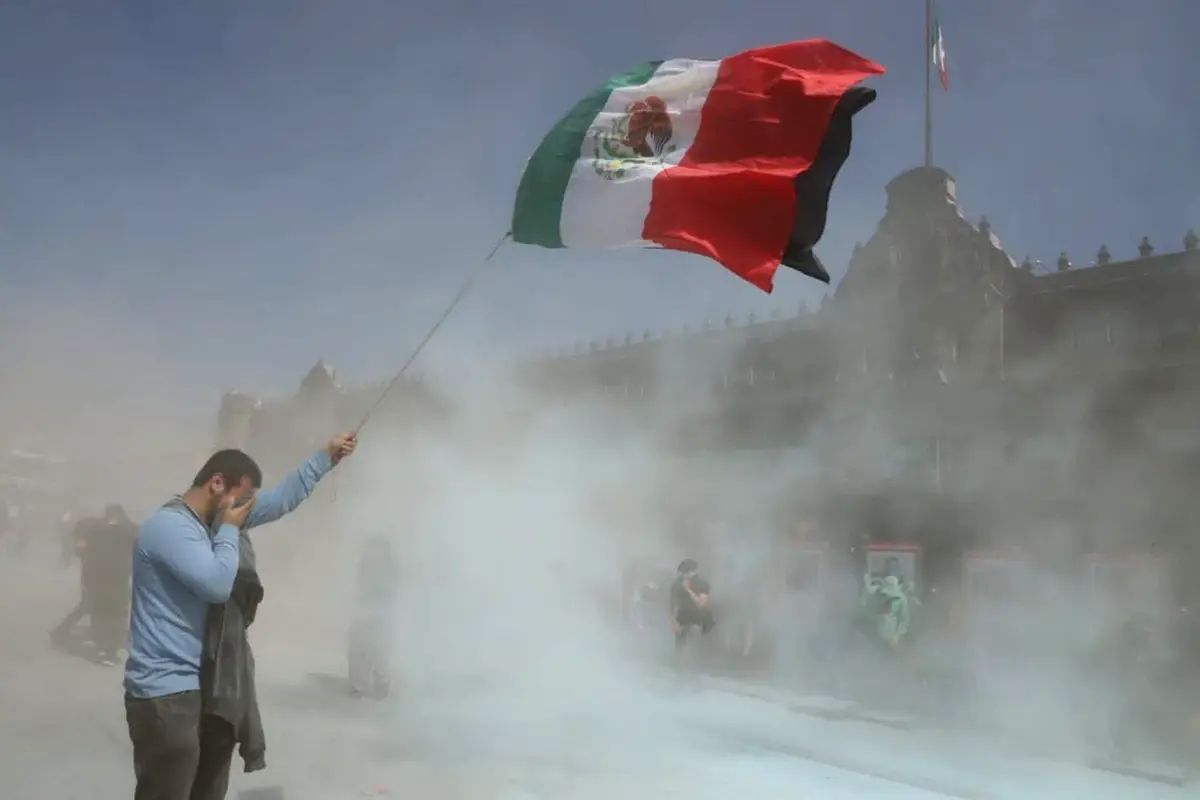 Meksiko'da Z Kuşağı Protestosu